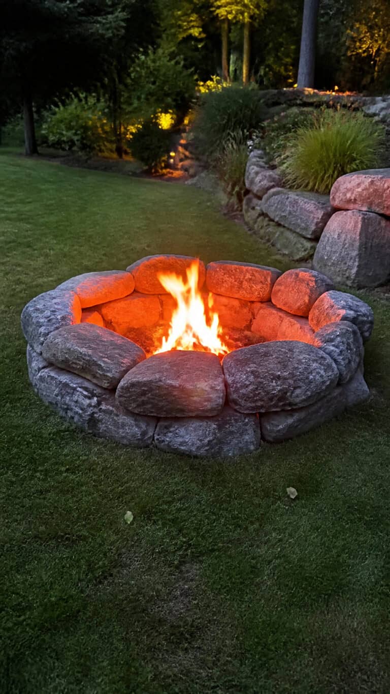 Classic Stone Circle Fire Pit