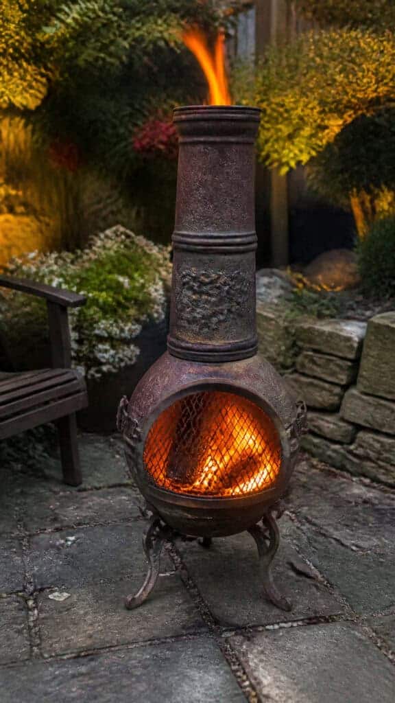 Rustic Chiminea Style