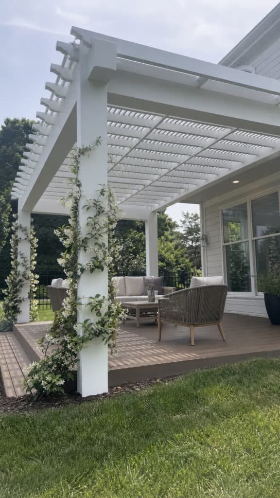 Vinyl Pergola Alternative