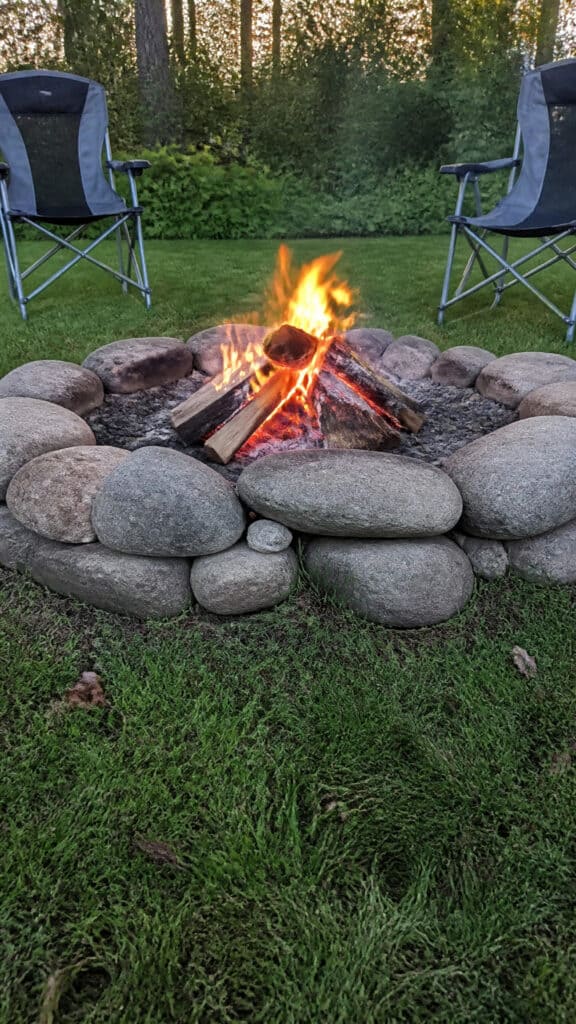 Simple Stone Ring Fire Pit