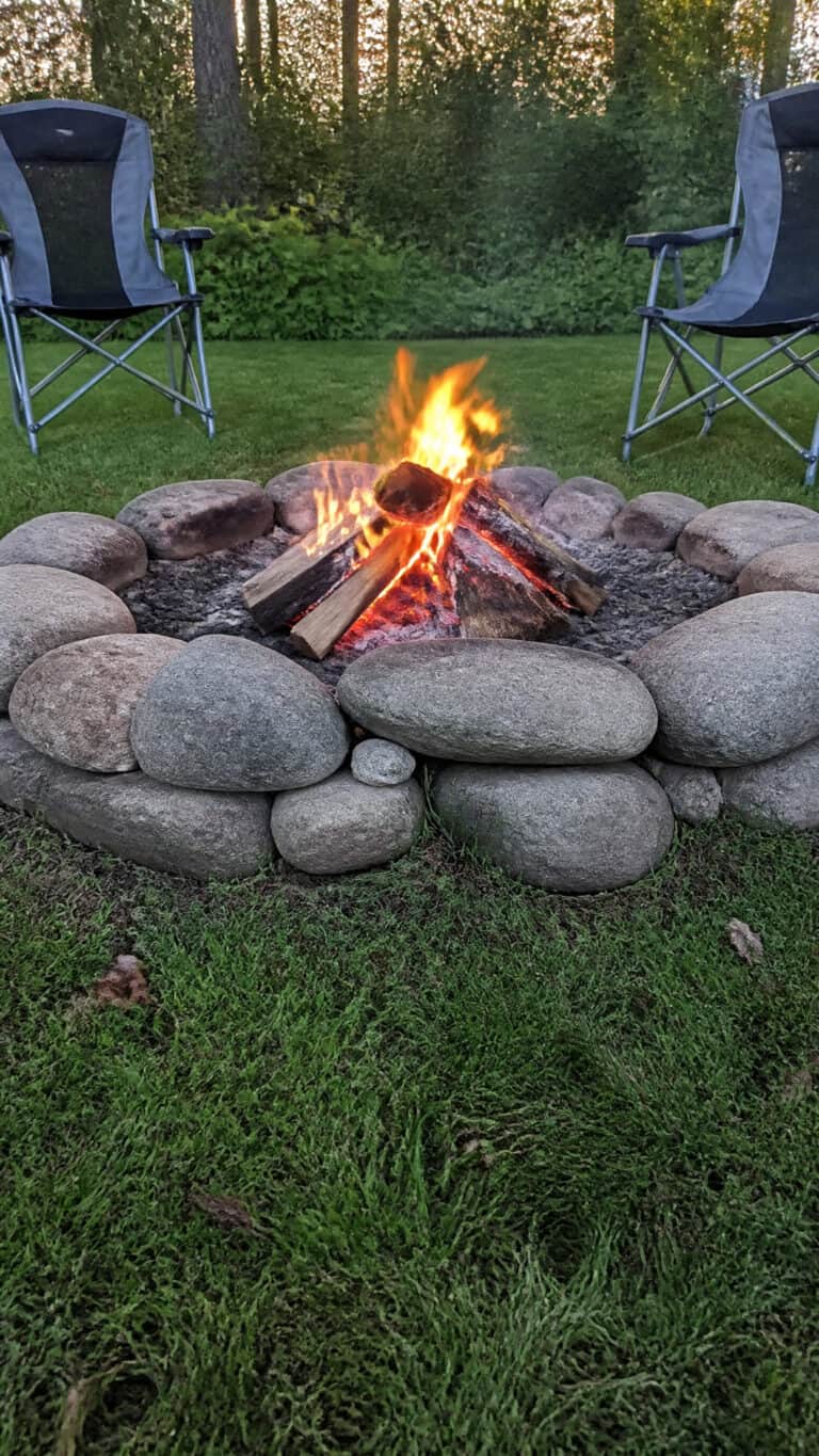 Simple Stone Ring Fire Pit