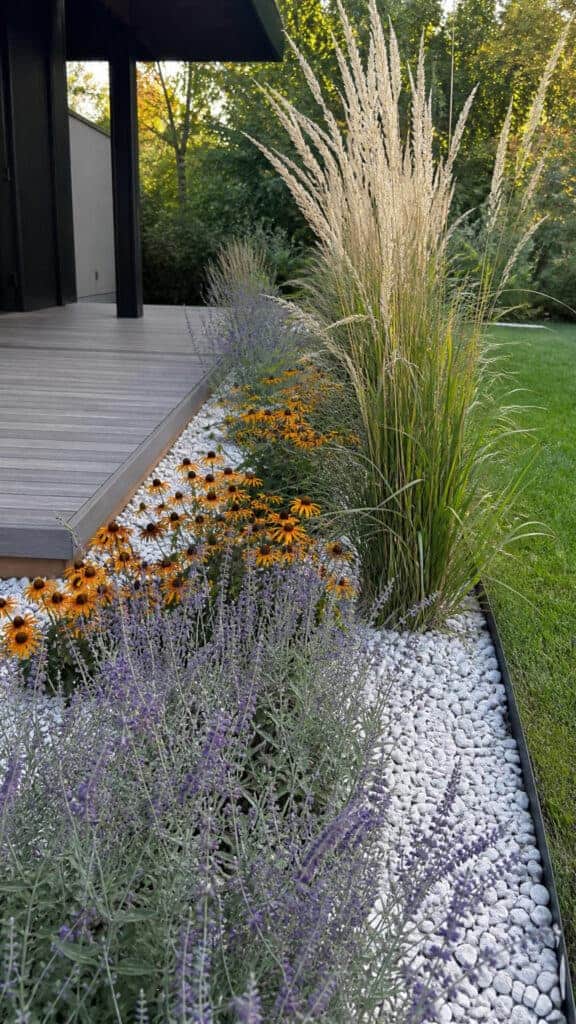 Modern Minimalist with Ornamental Grasses
