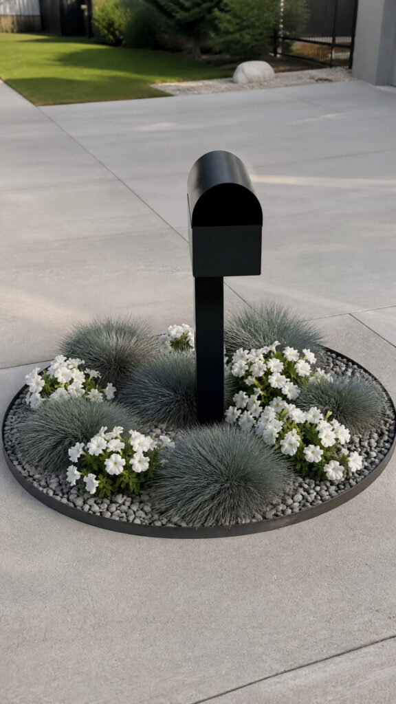 Modern Minimalist Mailbox Garden