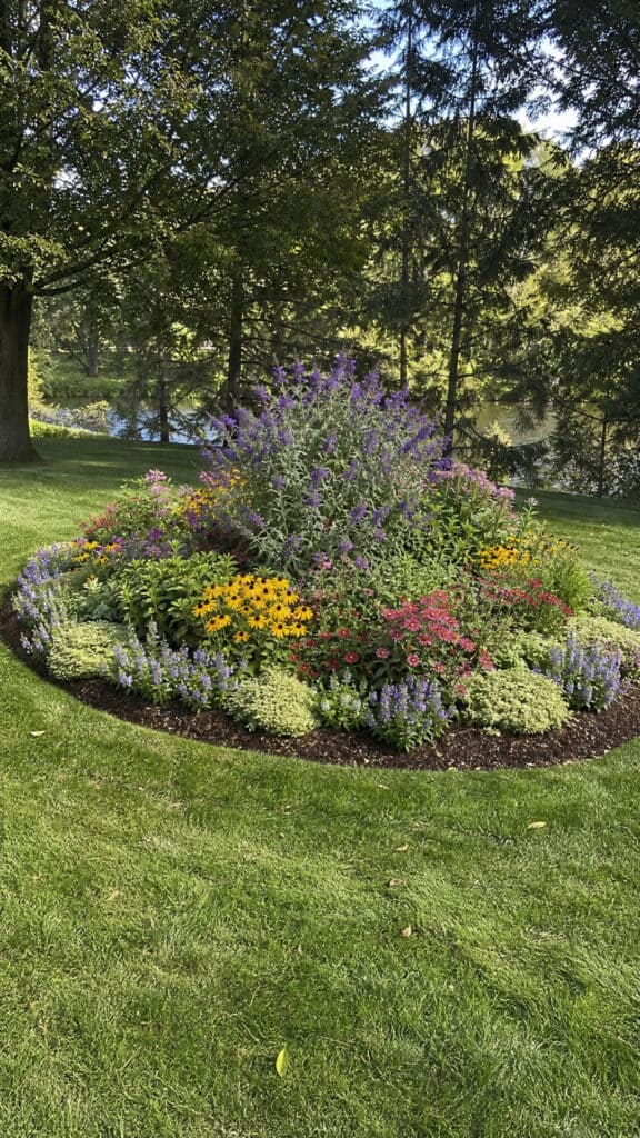 Island Bed Designs for Central Garden Features