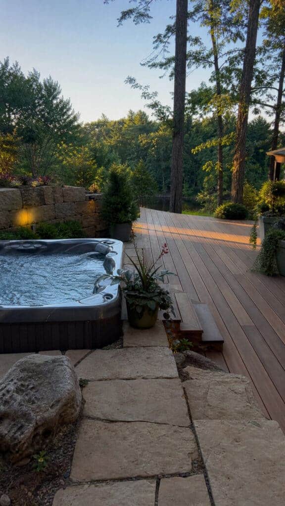 Natural Stone and Wood Fusion