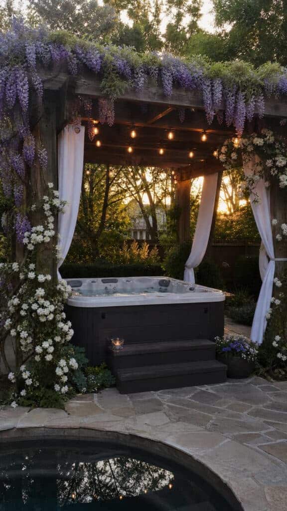 Pergola Paradise with Climbing Vines