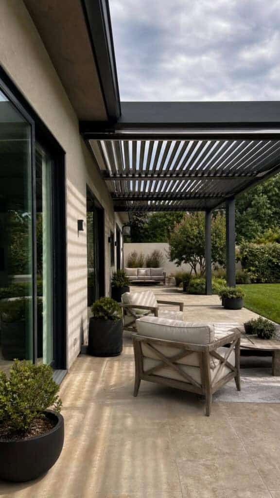 Attached Pergolas for Seamless Indoor-Outdoor Flow