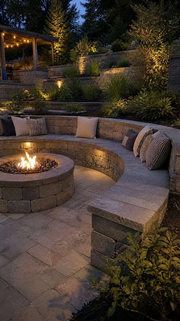 Retaining Wall Seating