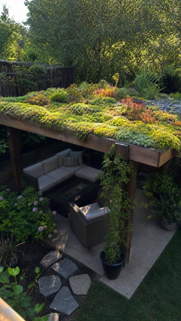 Green Living Roof for Eco-Friendly Beauty