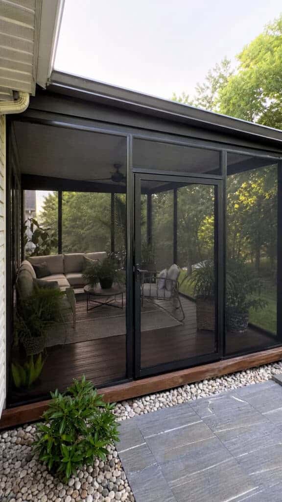 Screened Pergola for Bug-Free Living