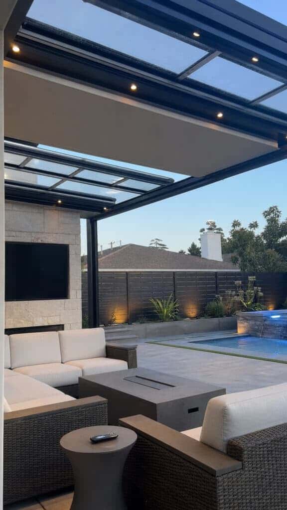 Retractable Clear Roof Systems for Ultimate Flexibility