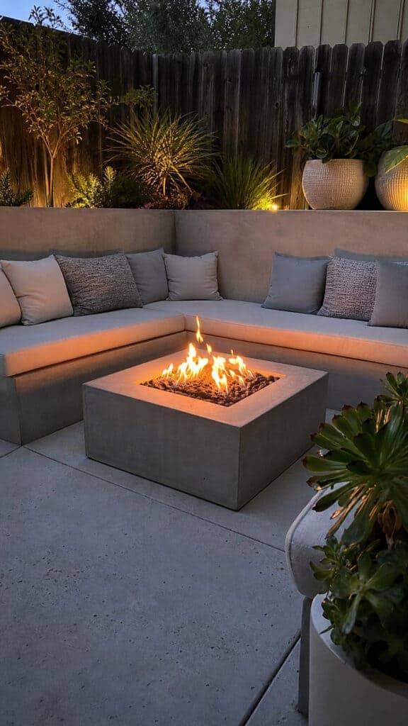 Corner Fire Pit Designs for Tight Spaces