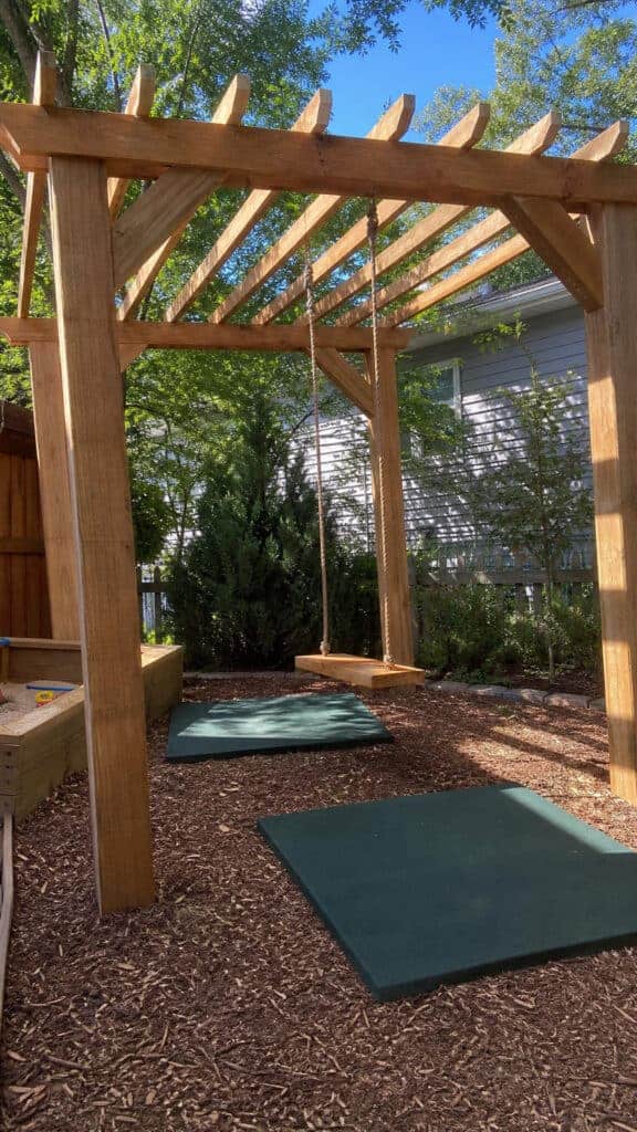 Pergola Play Zone with Swing