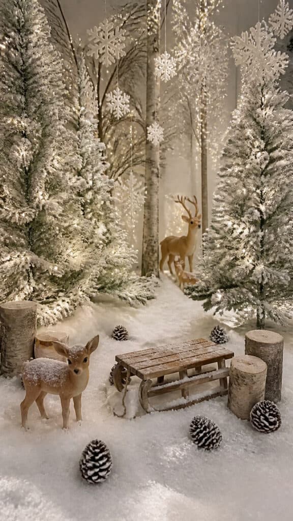 The Snowy Forest Wonderland