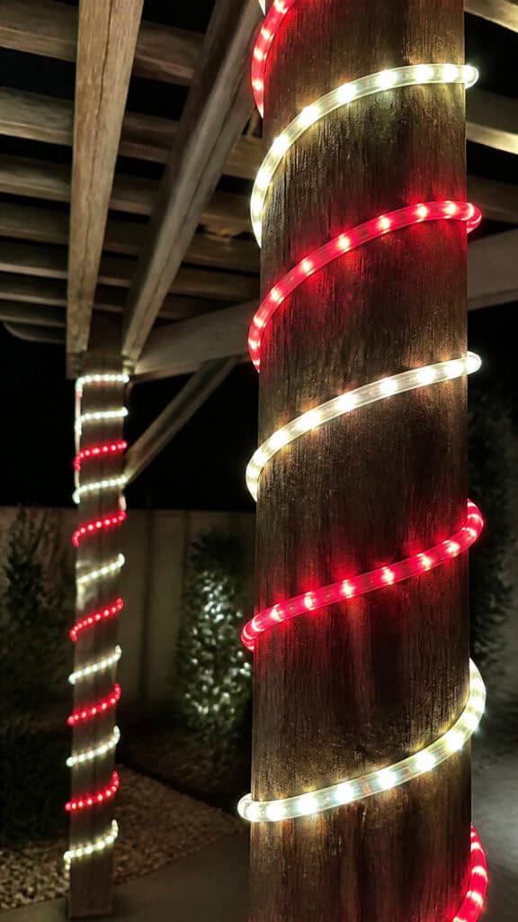 Spiral Wrapped Posts for Candy Cane Charm
