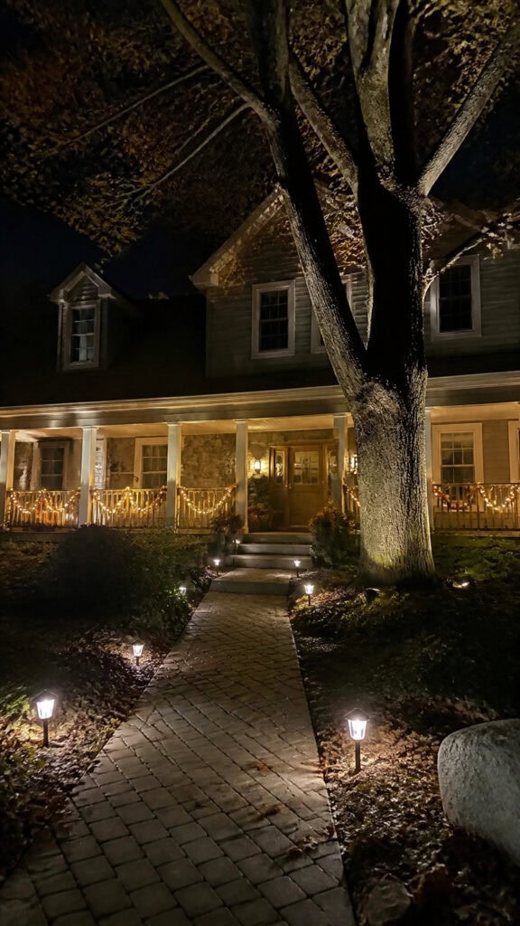 Dramatic Outdoor Lighting Effects