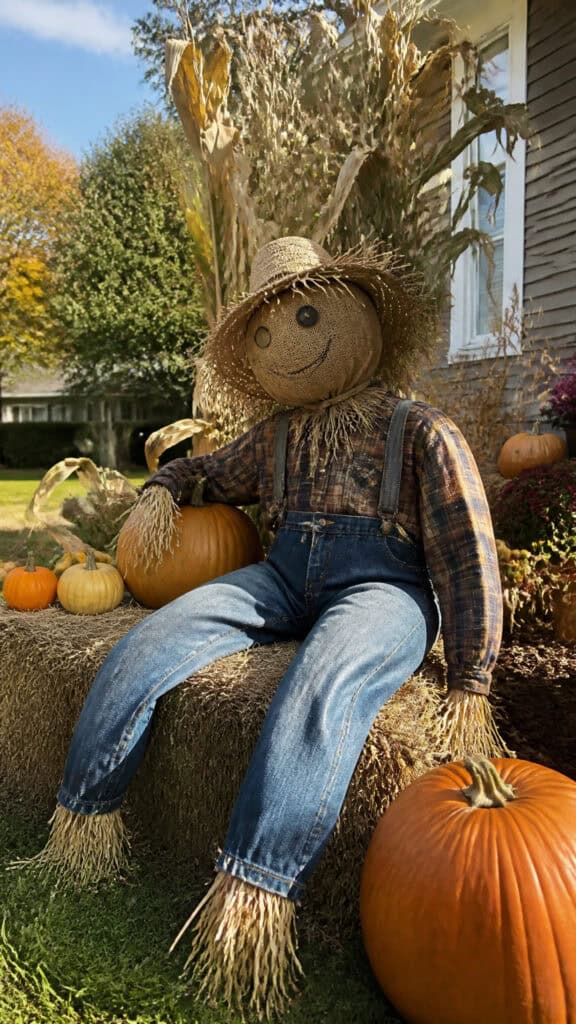 Adorable Scarecrow and Garden Stake Decorations