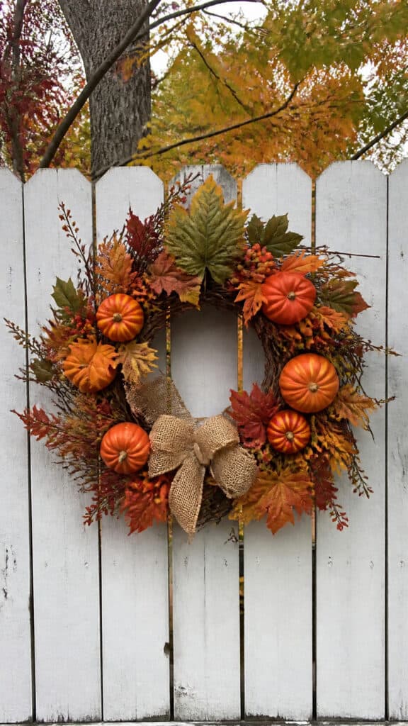 Charming Fall Wreath Alternatives for Your Yard