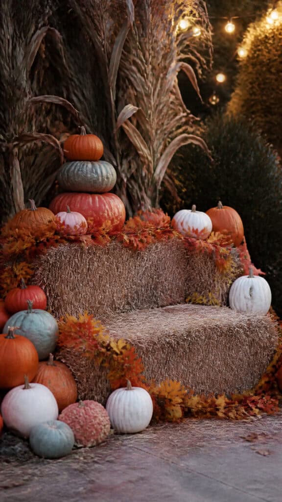 Hay Bale Sitting Area