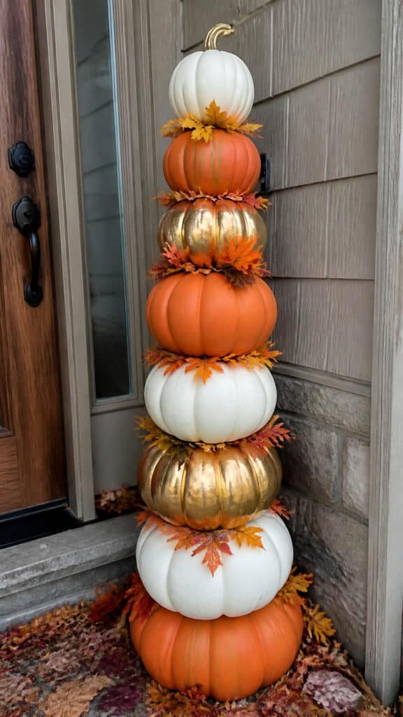 Pumpkin Tower Topiary