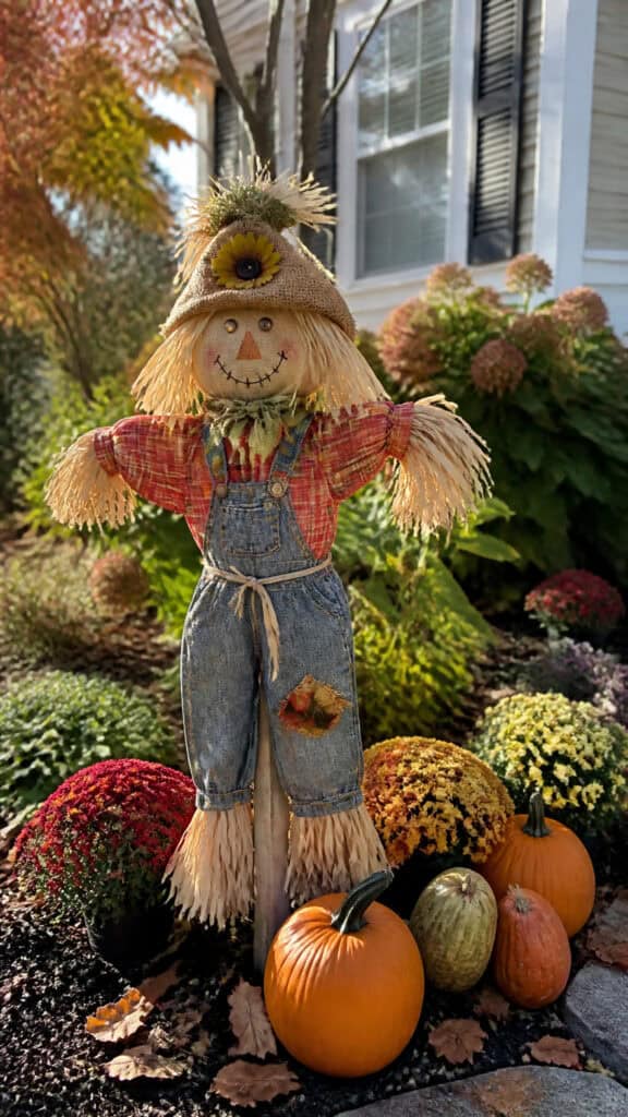Scarecrow Welcome Post