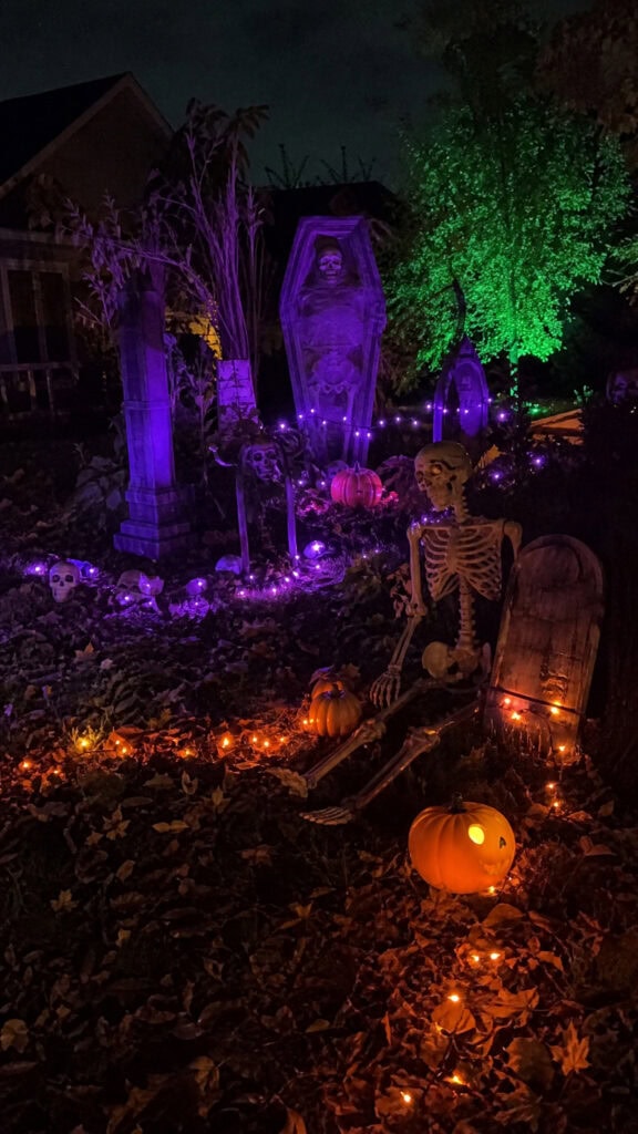 Lighting Your Display for Maximum Spookiness