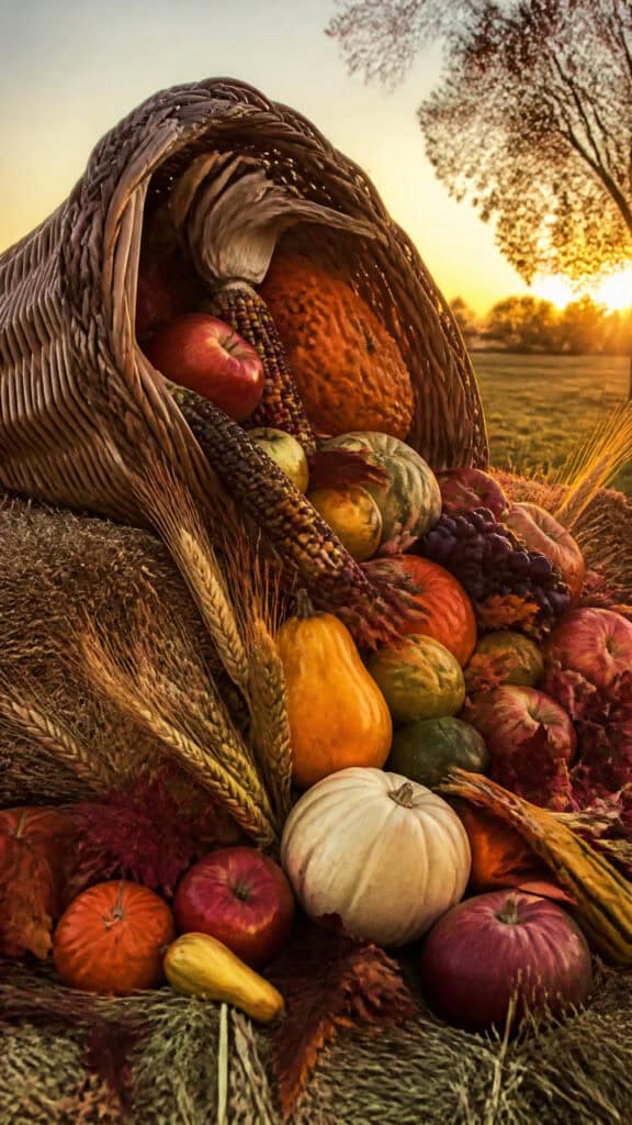 Harvest Cornucopia Arrangement