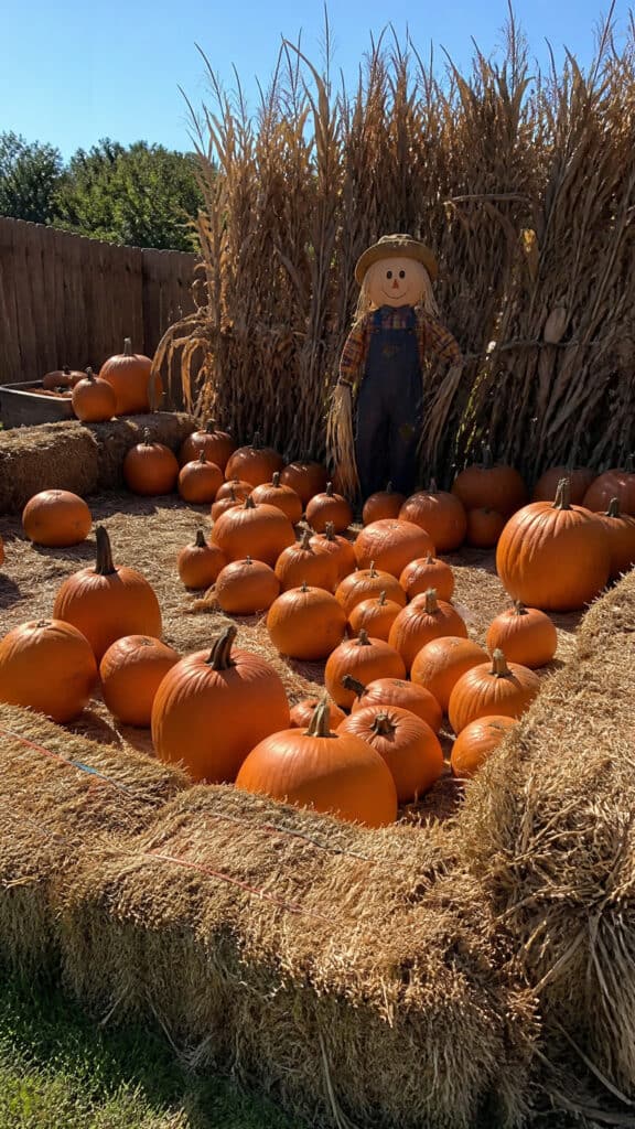 Pumpkin Patch Corner in Your Own Yard