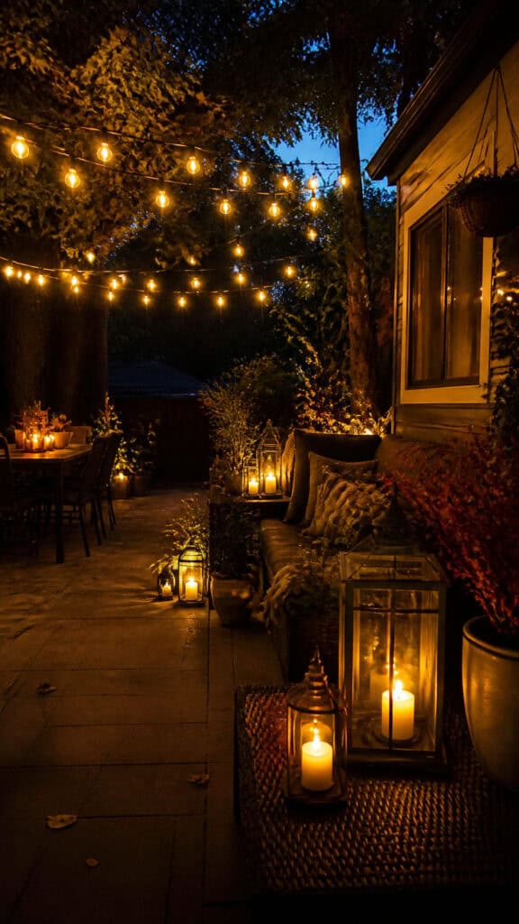 Lanterns and String Lights for Magical Evenings