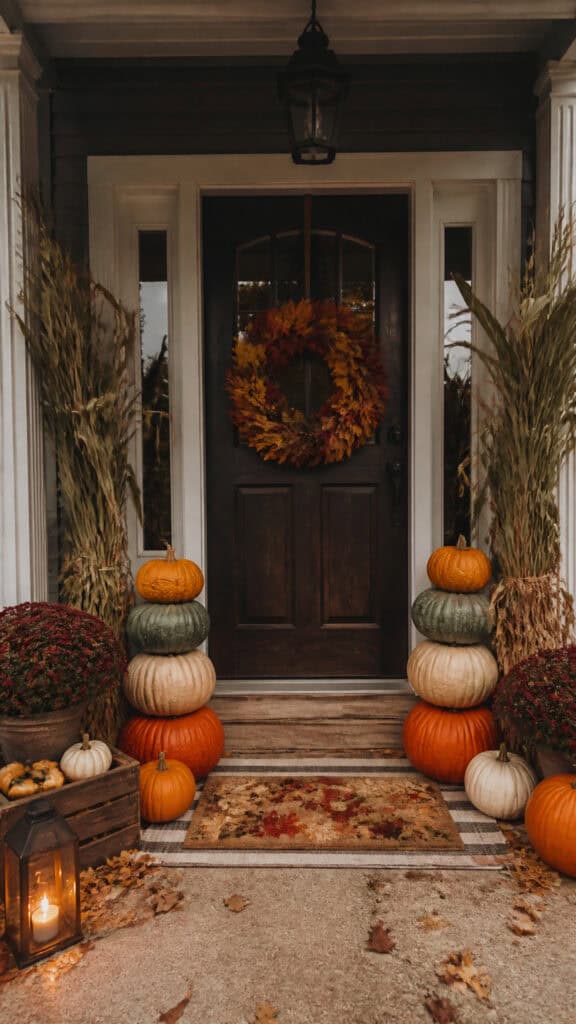 Seasonal Doormat and Porch Vignettes