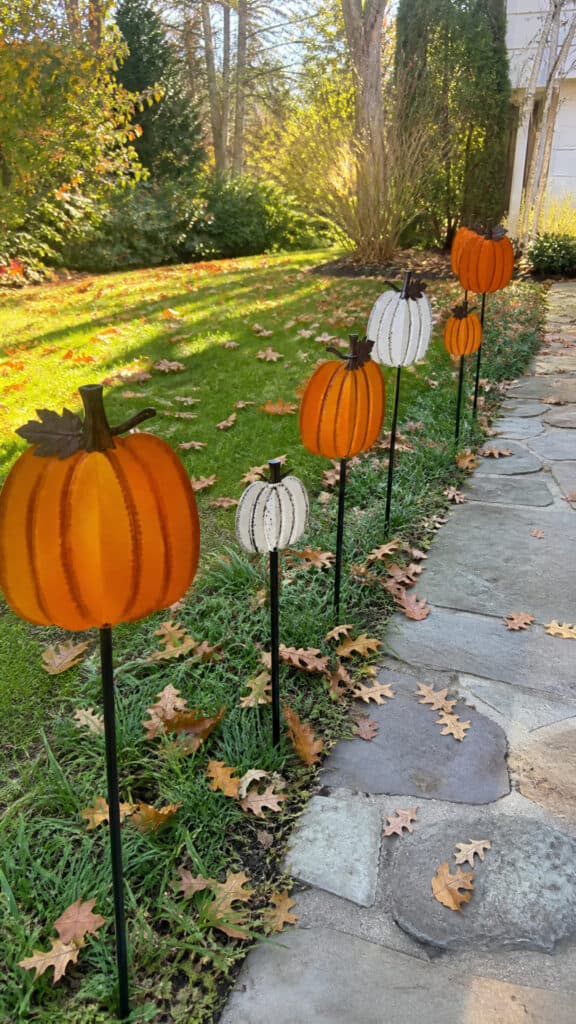 Classic Pumpkin and Gourd Yard Stakes