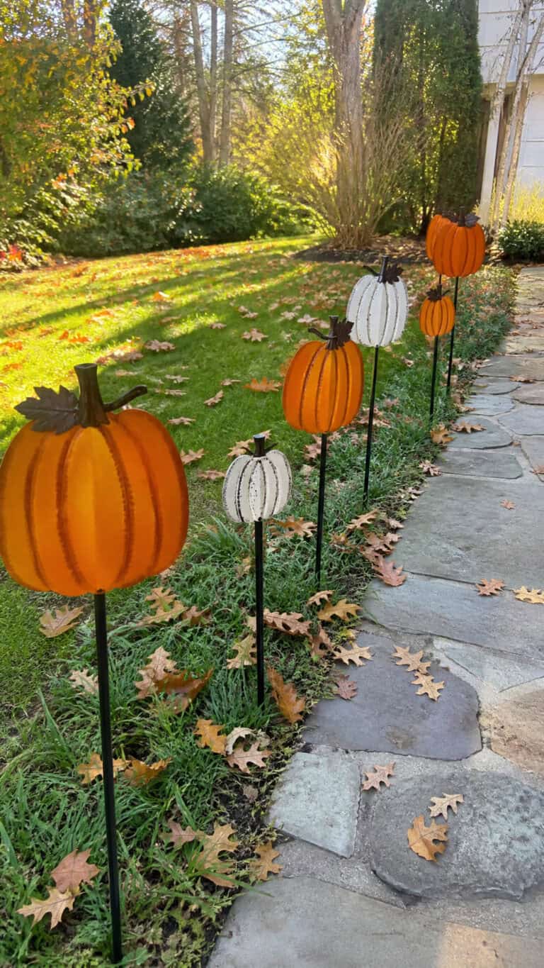 Classic Pumpkin and Gourd Yard Stakes