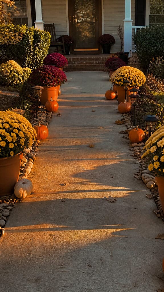 Line Your Walkway with Seasonal Style