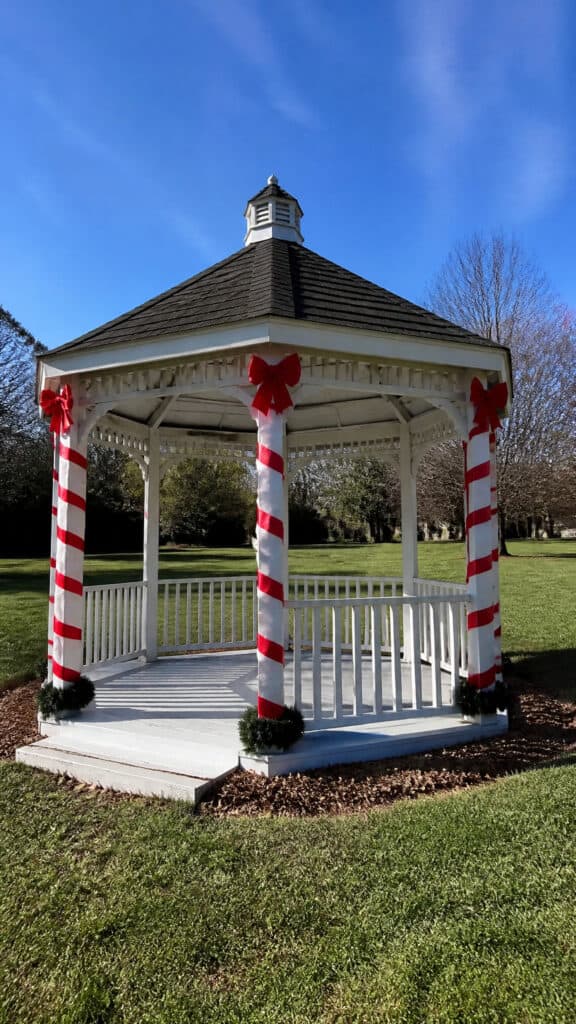 Candy Cane Lane Columns