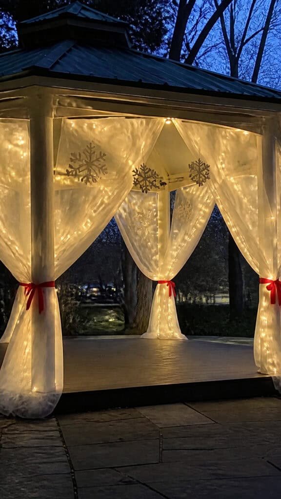 Winter Wonderland Curtain Draping