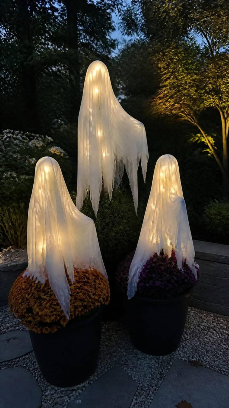 Glowing Ghost Planters