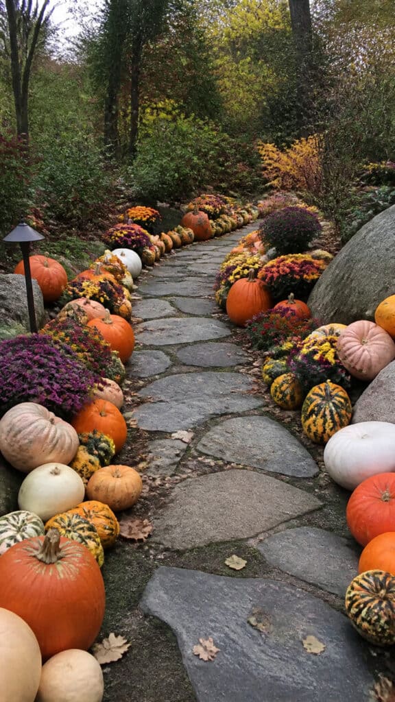 Pumpkin Pathway Borders