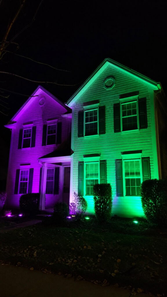 Color-Changing LED Flood Lights