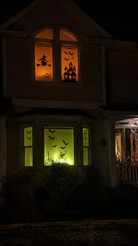 Spooky Silhouette Window Lights