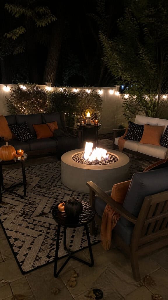 Design a Cozy Halloween Lounge Area