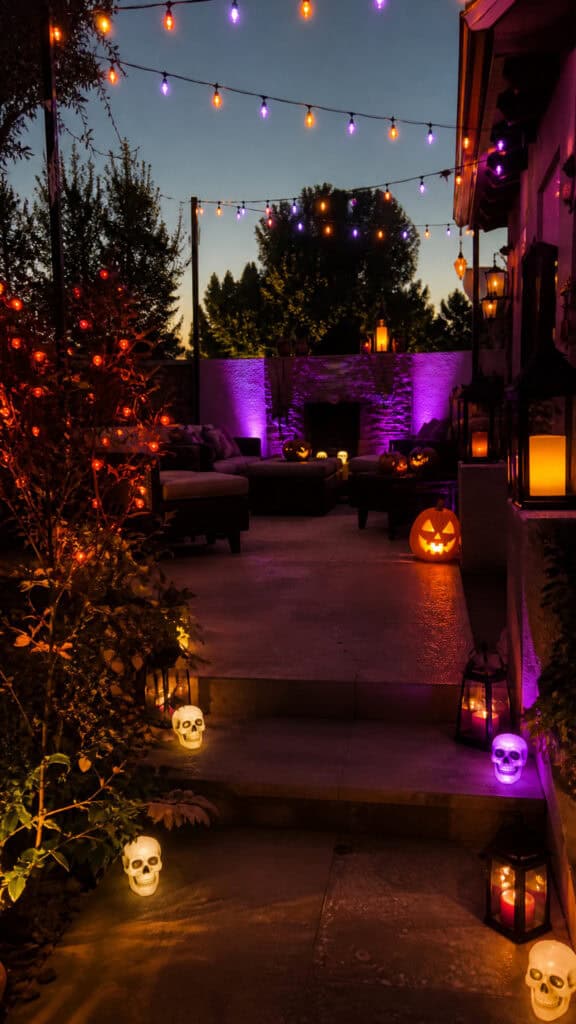 Light Up the Night with Halloween-Themed Outdoor Lighting