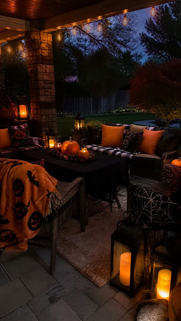 Set the Scene with Halloween Furniture and Fabric Accents