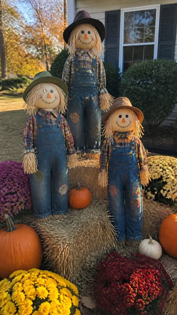 Cute Scarecrow Family