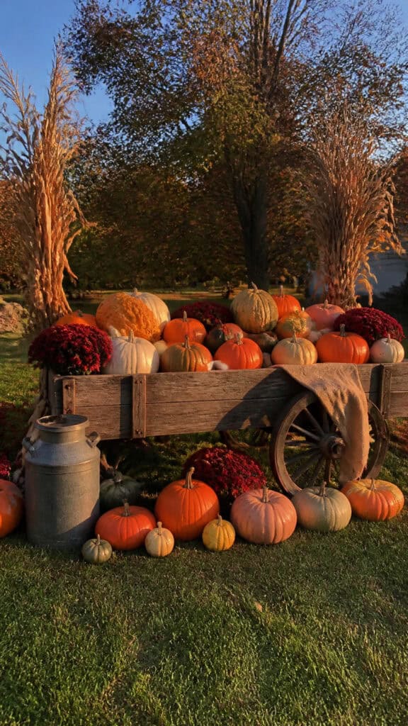 Create a Farmhouse-Style Wagon Display
