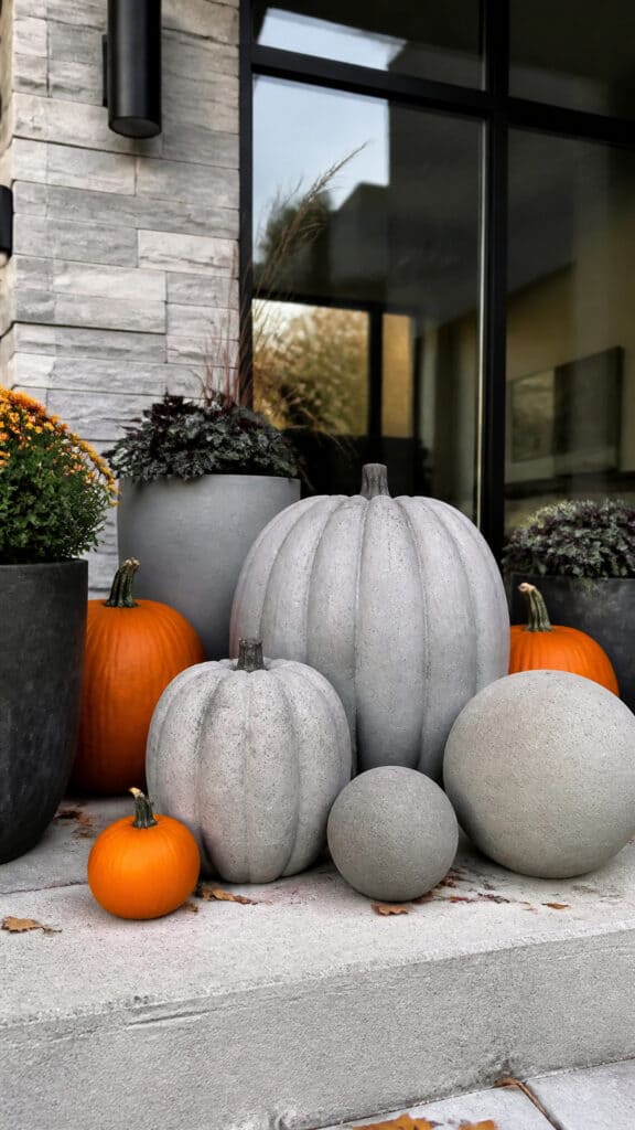 Concrete or Stone Elements with Organic Textures