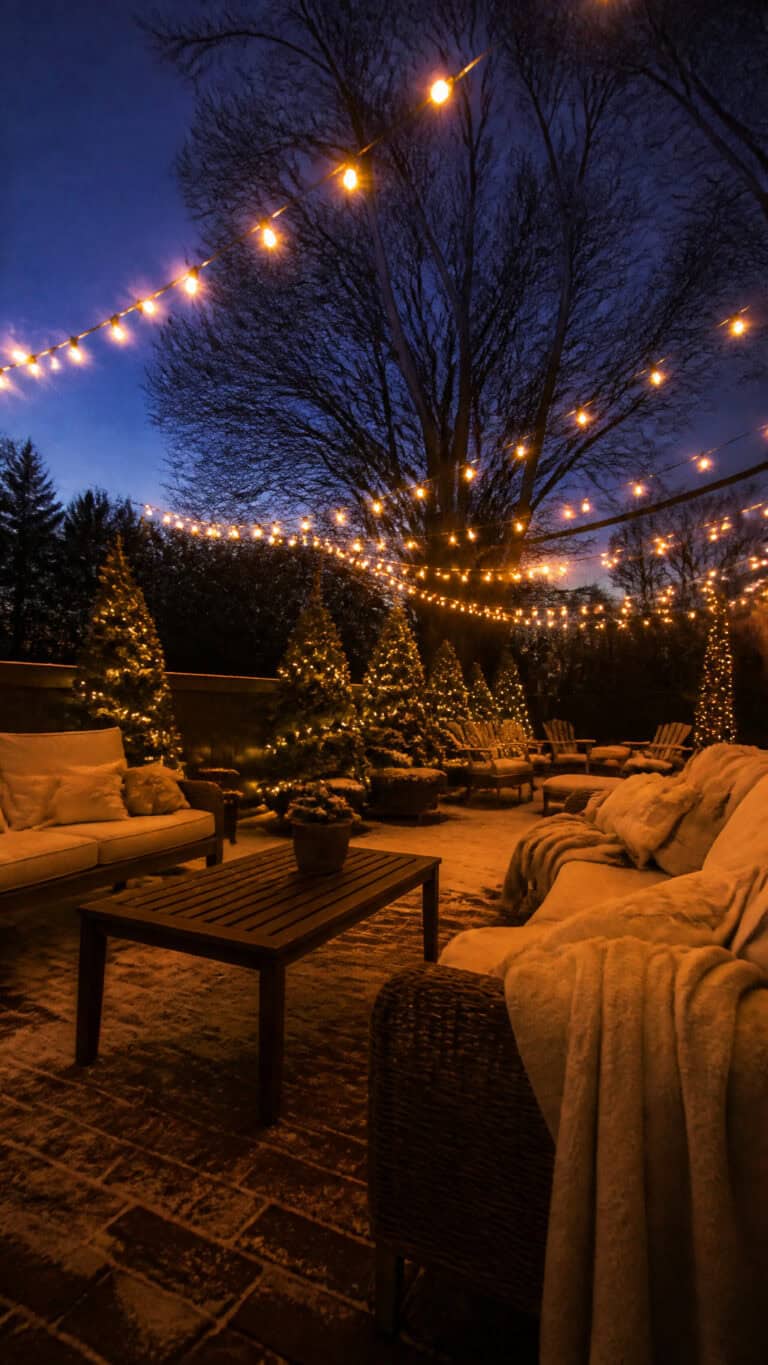 String Light Canopies That Create Magic Overhead