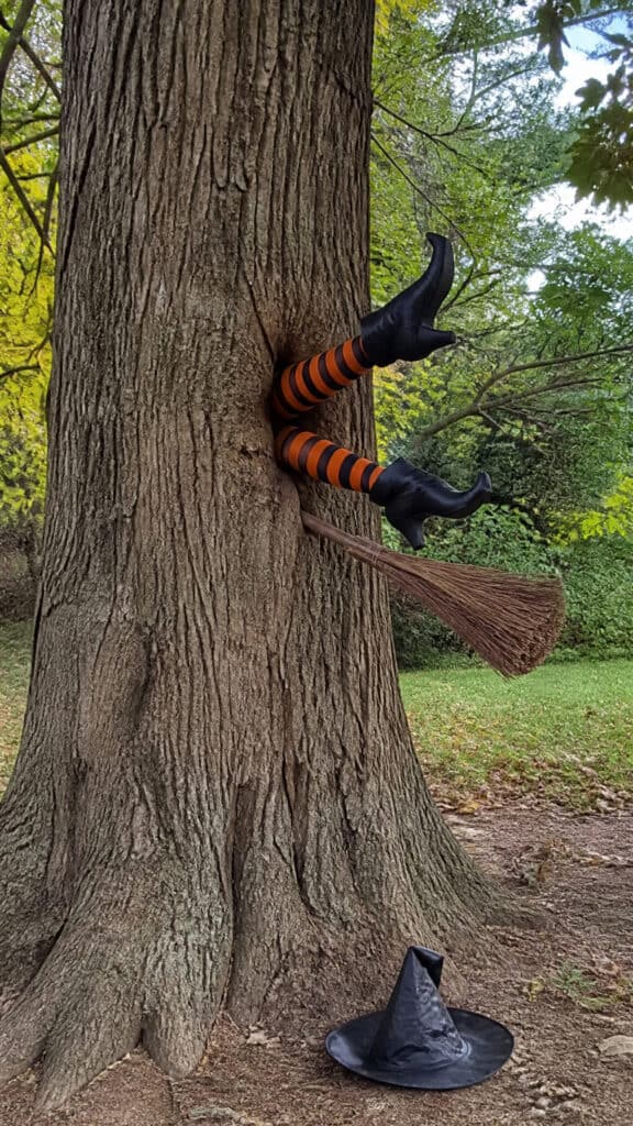 Hanging Witch Crash Scene