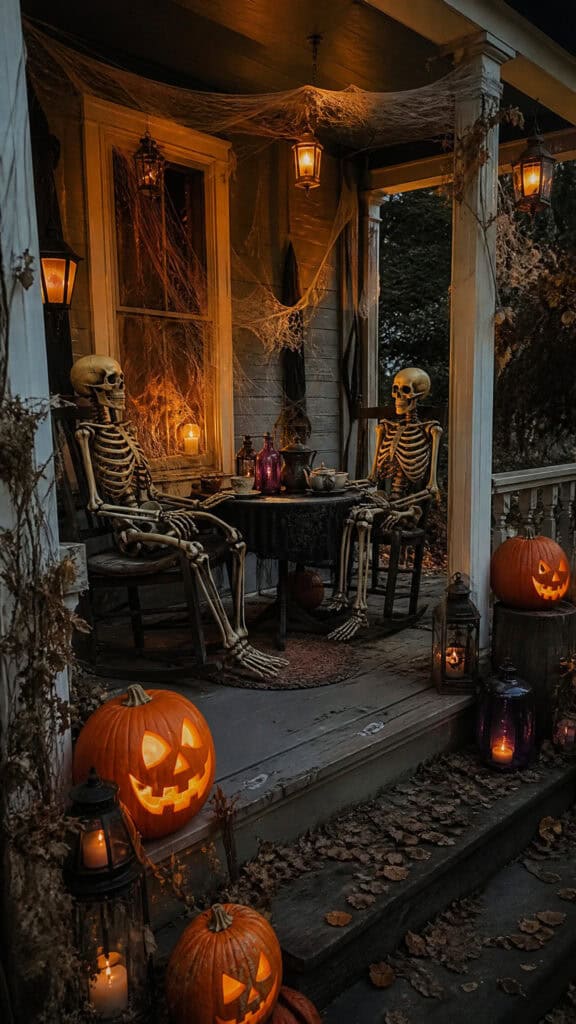 Haunted Porch Sitting Area