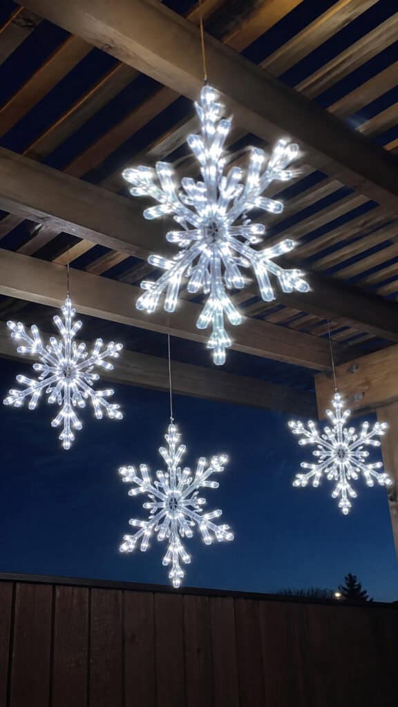 Illuminated Snowflake Accents