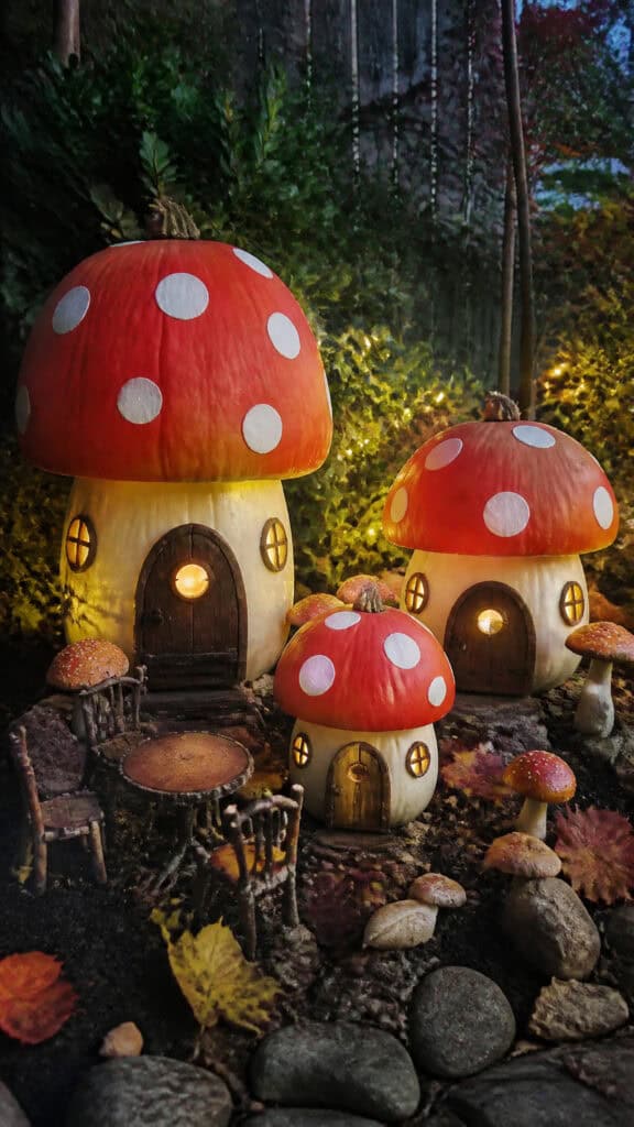 Enchanted Forest Mushroom Village